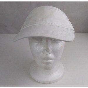 Vintage OSFM Solid White Unisex Adjustable Visor